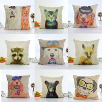 Pets Puppy Animals Pattern Pillow Case Sofa Waist Throw Cushion Cover Home Decor   361706558259